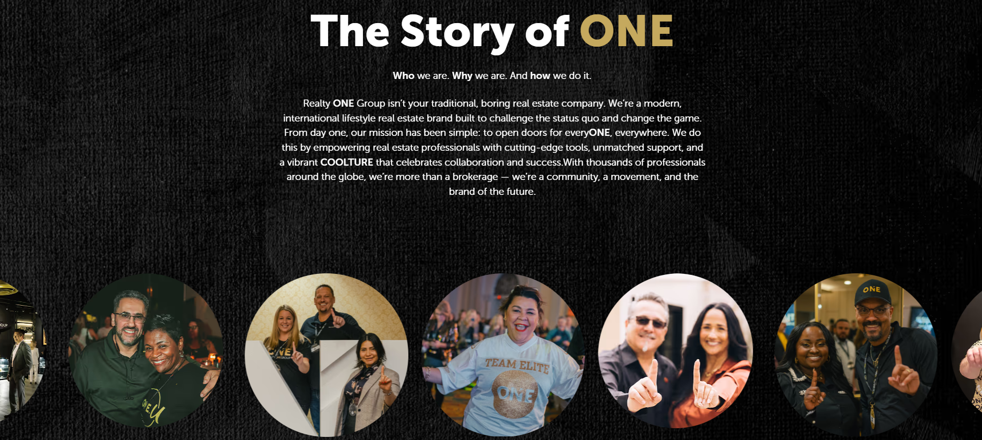 The Story of ONE Section
